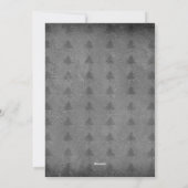 Stijlvolle kerstfoto Vredesliefhebber Feestdagenkaart (Achterkant)