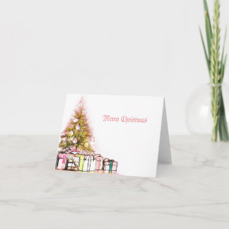 Stijlvolle kerstkaart kaart