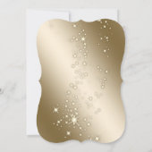 Stijlvolle kerstmuts, Glas, Bedrijfs Kerstfeest Kaart (Achterkant)