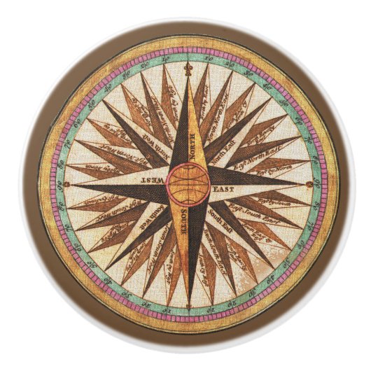  stijlvolle, keukenkast voor kompassen keramische knop (Voorkant)