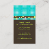 Stijlvolle kinderopvang visitekaartjes (Achterkant)