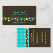 Stijlvolle kinderopvang visitekaartjes (Voorkant / Achterkant)