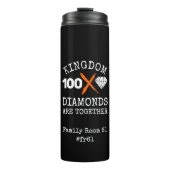 Stijlvolle KINGDOM DIAMONDS FR61 Familiekamer Thermosbeker (Voorkant)