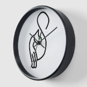 Stijlvolle Kitty Cat Outline (Hoek)