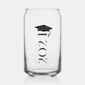 Stijlvolle Klas Van | Monogram Afstuderen Blikvorm Glas (Voorkant)