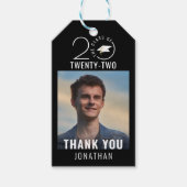 Stijlvolle klasse Jaar Foto Hartelijk dank Aangepa Cadeaulabel (Voorkant)