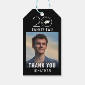 Stijlvolle klasse Jaar Foto Hartelijk dank Aangepa Cadeaulabel (Achterkant)