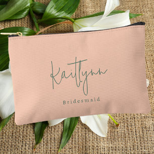 Stijlvolle klassieke aangepaste naam script bruids etui