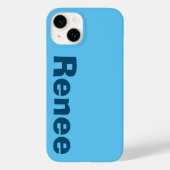 Stijlvolle klassieke moderne elegante monogram min Case-Mate iPhone case (Achterkant)