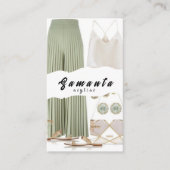 Stijlvolle kleding Stylist _ Uw stijl Visitekaartje (Voorkant)