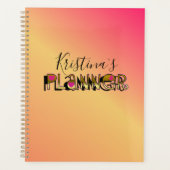Stijlvolle, kleine tinten Gold Planner Typografie (Voorkant)
