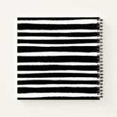 Stijlvolle kleuren Aangepaste fotocollage Notitieboek (Achterkant)