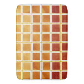 Stijlvolle kleuren en gouden textuur badmat (Voorkant Verticaal)