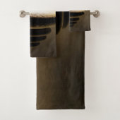 Stijlvolle kleuren in Zen Stones Bad Handdoek (Insitu)