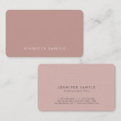 Stijlvolle kleuren Modern Design Premium Linen Lux Visitekaartje (Voorkant / Achterkant)