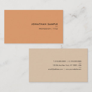 Stijlvolle kleuren Uw aangepaste tekst Moderne Sja Visitekaartje