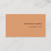 Stijlvolle kleuren Uw aangepaste tekst Moderne Sja Visitekaartje (Voorkant)