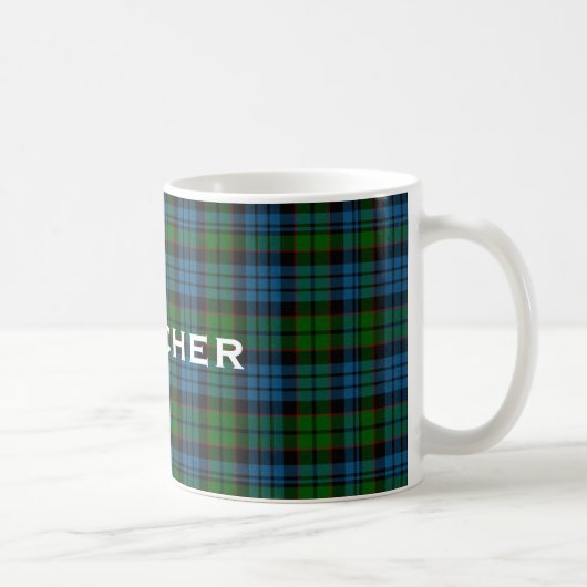 Stijlvolle kleurige lan fletcher Tartan Mok (Rechts)