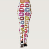 Stijlvolle kleurige Lips #11 Leggings (Achterkant)