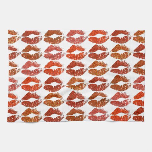 Stijlvolle kleurige Lips #21 Theedoek (Horizontaal)