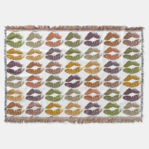 Stijlvolle kleurige Lips #25 Deken
