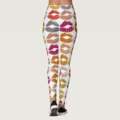 Stijlvolle kleurige Lips #26 Leggings (Achterkant)