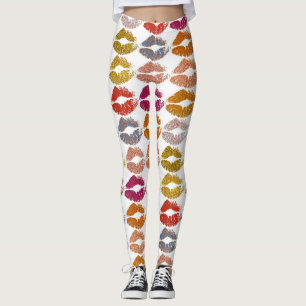 Stijlvolle kleurige Lips #26 Leggings