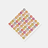 Stijlvolle kleurige Lips #26 Servetten (Hoek)