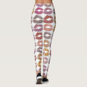 Stijlvolle kleurige Lips #28 Leggings (Achterkant)