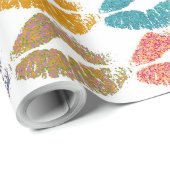 Stijlvolle kleurige Lips #29 Cadeaupapier (Rol Hoek)