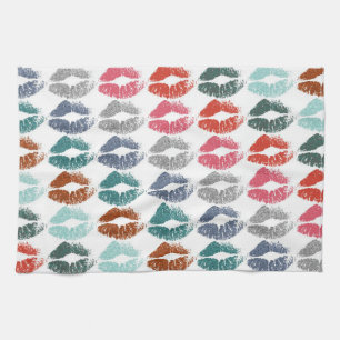 Stijlvolle kleurige Lips #33 Theedoek