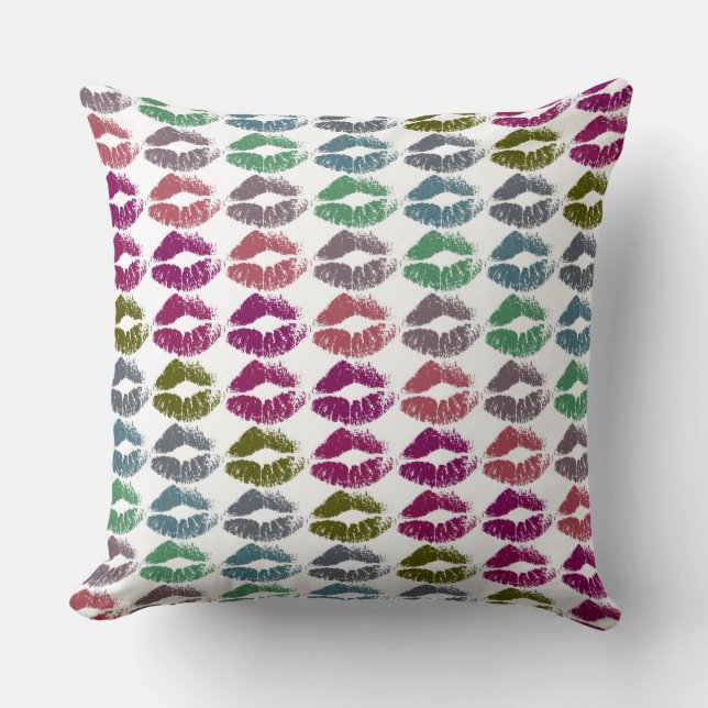 Stijlvolle kleurige Lips #34 Kussen (Voorkant)