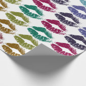 Stijlvolle kleurige Lips #35 Cadeaupapier (Hoek)