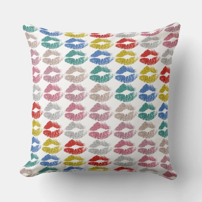 Stijlvolle kleurige Lips #36 Kussen (Voorkant)