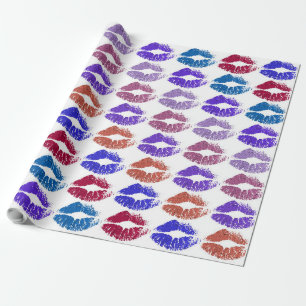 Stijlvolle kleurige Lips #37 Cadeaupapier