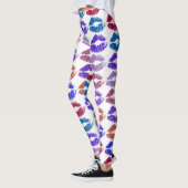Stijlvolle kleurige Lips #37 Leggings (Links)