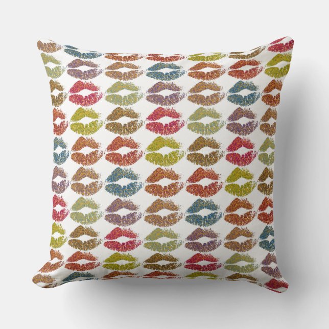 Stijlvolle kleurige Lips #38 Kussen (Voorkant)