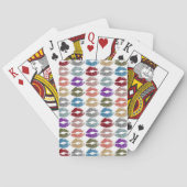 Stijlvolle kleurige Lips #39 Speelkaarten (Achterkant)