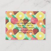 Stijlvolle kleurige zomer voor design visitekaartje (Achterkant)