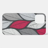 Stijlvolle kleurrijke bladeren naadloos patroon Case-Mate iPhone case (Achterkant (horizontaal))