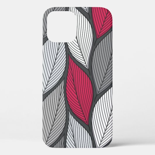 Stijlvolle kleurrijke bladeren naadloos patroon Case-Mate iPhone case (Achterkant)