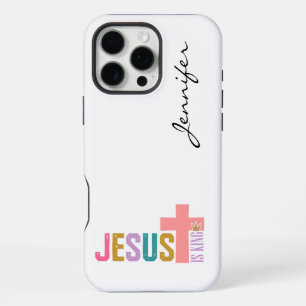 Stijlvolle kleurrijke Faith iPhone 16 Pro Max Hoesje