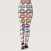 Stijlvolle Kleurrijke Lippen #18 Leggings (Achterkant)