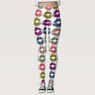 Stijlvolle Kleurrijke Lippen #18 Leggings