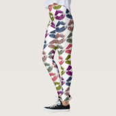 Stijlvolle Kleurrijke Lippen #18 Leggings (Links)