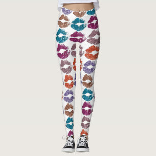 Stijlvolle Kleurrijke Lippen #20 Leggings