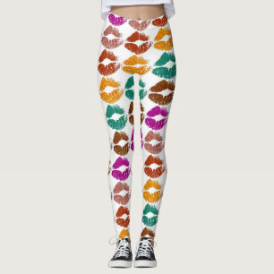 Stijlvolle Kleurrijke Lippen #22 Leggings