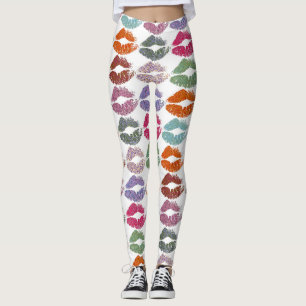 Stijlvolle Kleurrijke Lippen #27 Leggings
