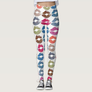 Stijlvolle Kleurrijke Lippen #30 Leggings