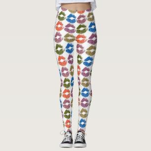 Stijlvolle Kleurrijke Lippen #8 Leggings